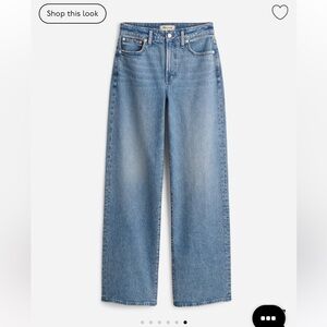 Madewell Curvy Perfect Vintage Wide Leg Jean